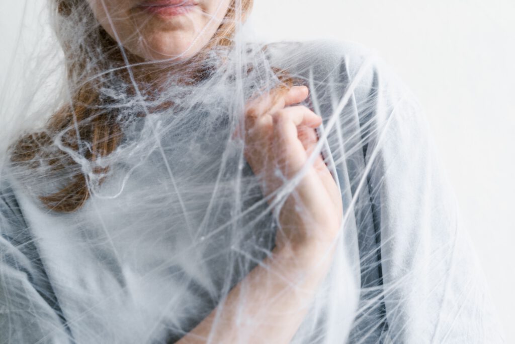 Man experiencing anxiety and emotional distress